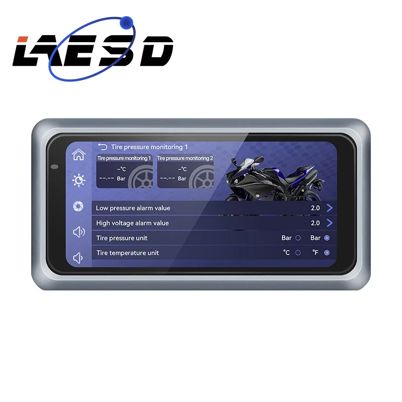 6.25 Inch 720*1560 IPS Screen Motorcycle Carplay With Dvr 1080p Camera/Tire Pressure Detection/hicar Carbit