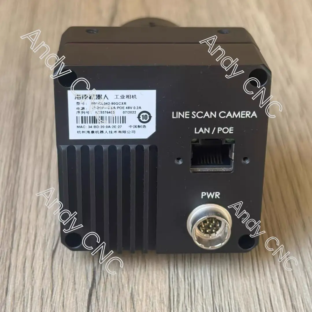

Used MV-CL042-90GCXR Hikvision 4096 Pixel Industrial Color Line Array Camera Test OK Fast Shipping