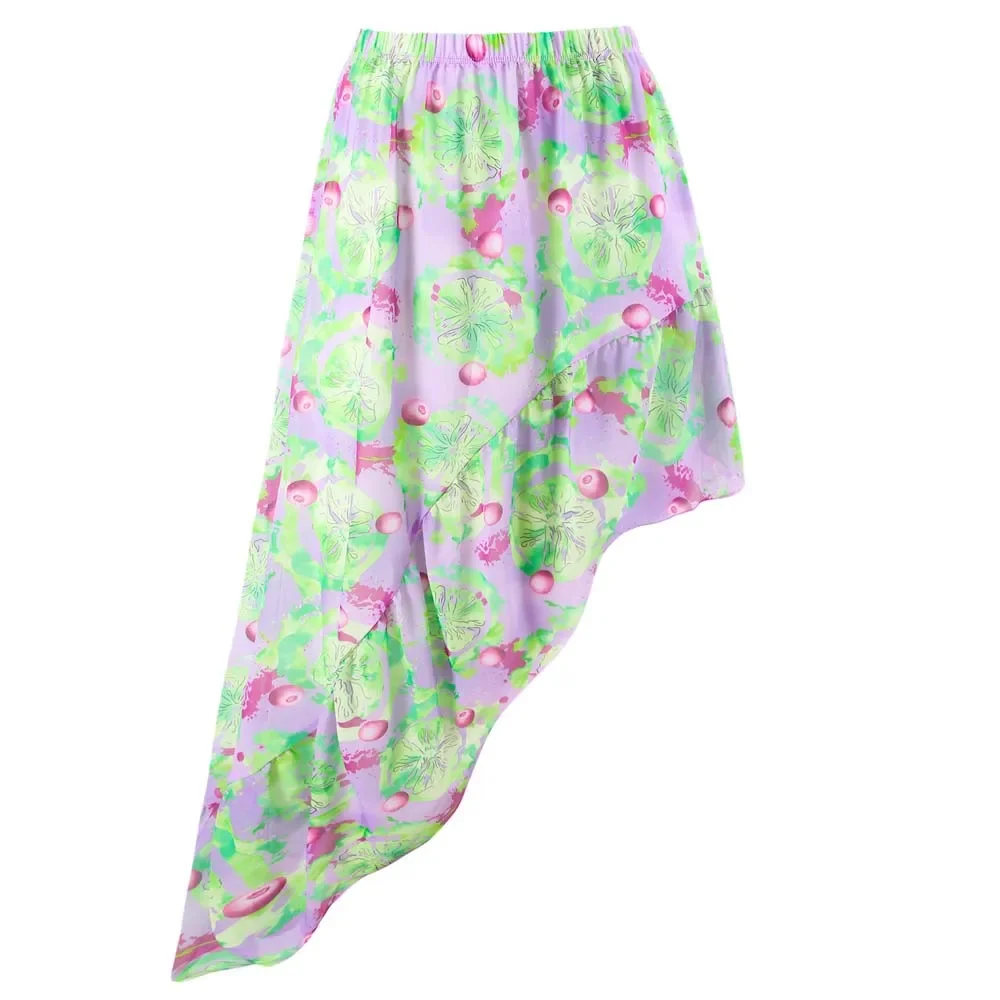 Maillot de bain une pièce Vintage pour femmes, jupe dos nu, Cover-Up pour la plage, vêtements de plage, 2024