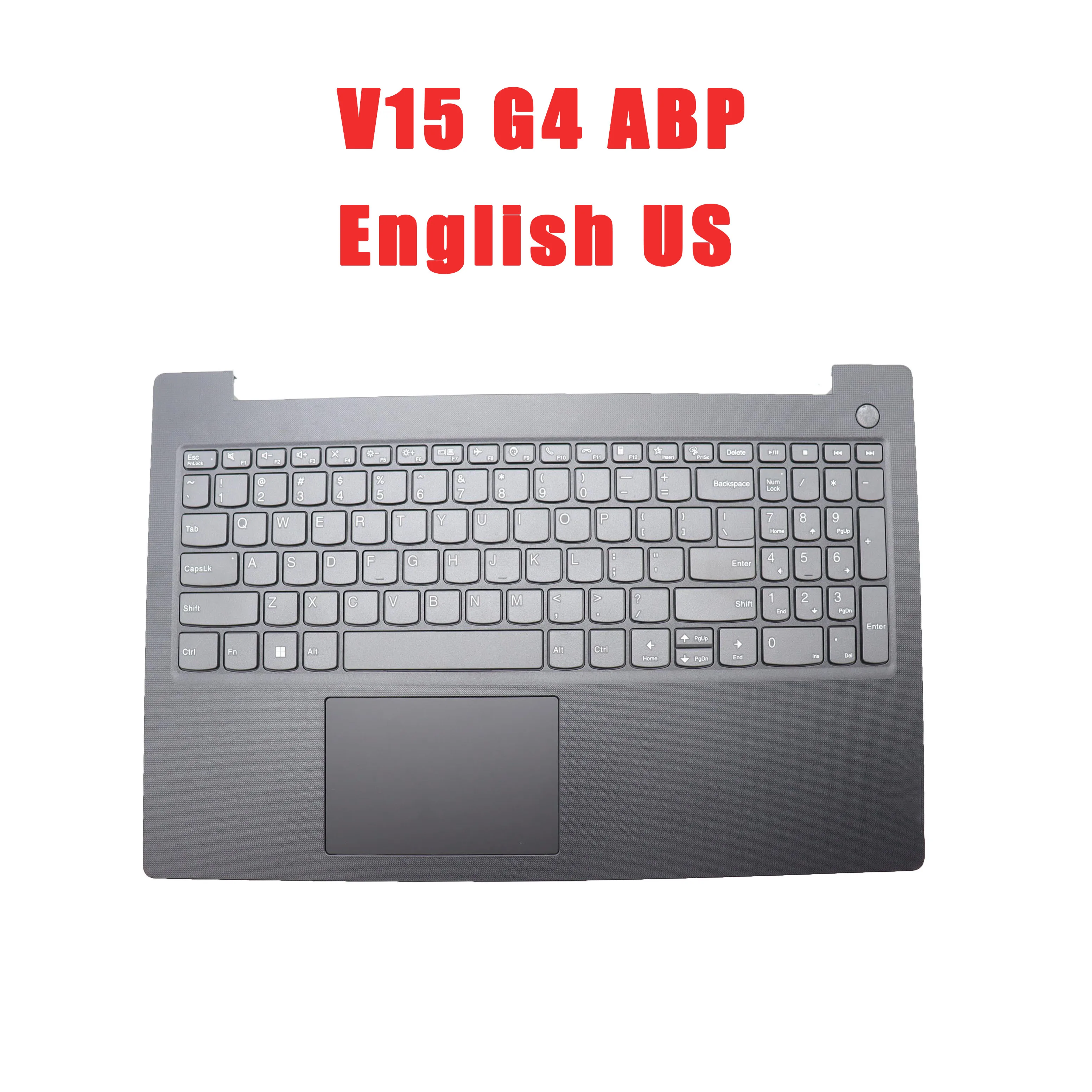 

Laptop PalmRest&keyboard For Lenovo V15 G4 ABP English US 5CB1M50153 With Touchpad Black New