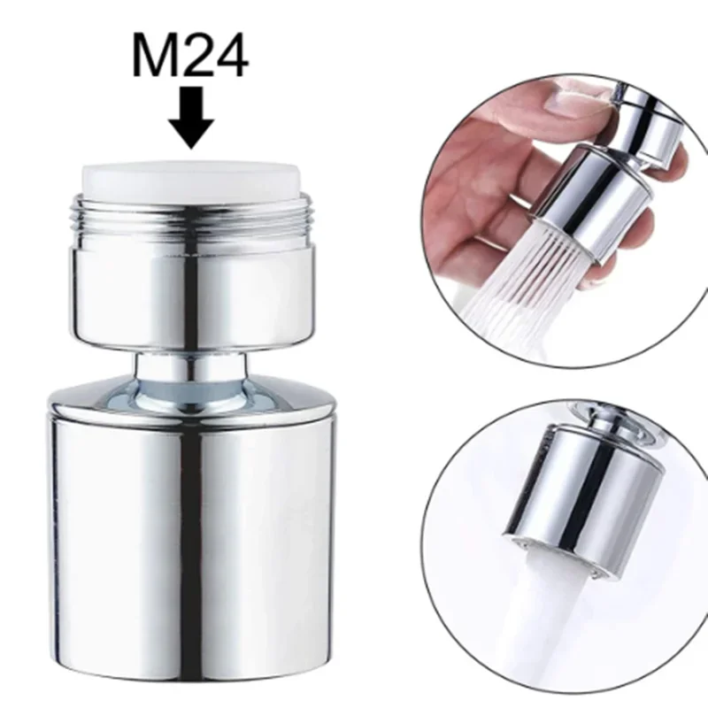 Universal 720 °Rotation Faucet Extender Spray Head Plastic Splash Filter Faucets Water Saving Nozzle Sprayer Bathroom Accessorie