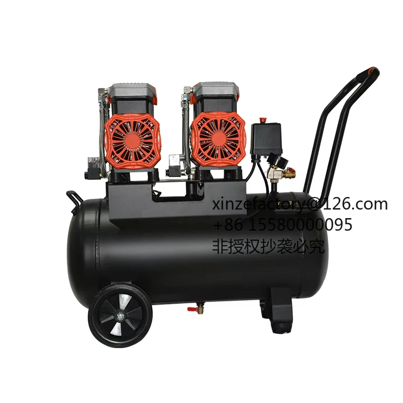 Factory Direct 2026 Top Rated Small Silent Air Compressor Household Portable Air Compressor 220V High Power Air Pump