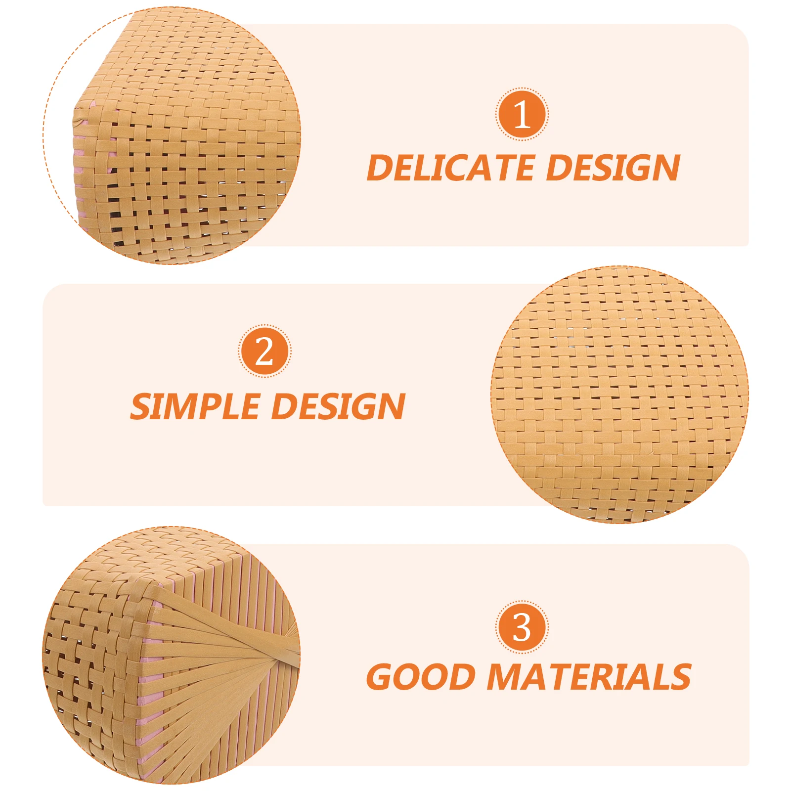 

Cervical Woven Simulated Rattan Neck Cushion Breathable Sauna Room Pillow Ergonomic Design Fake Rattan Woven