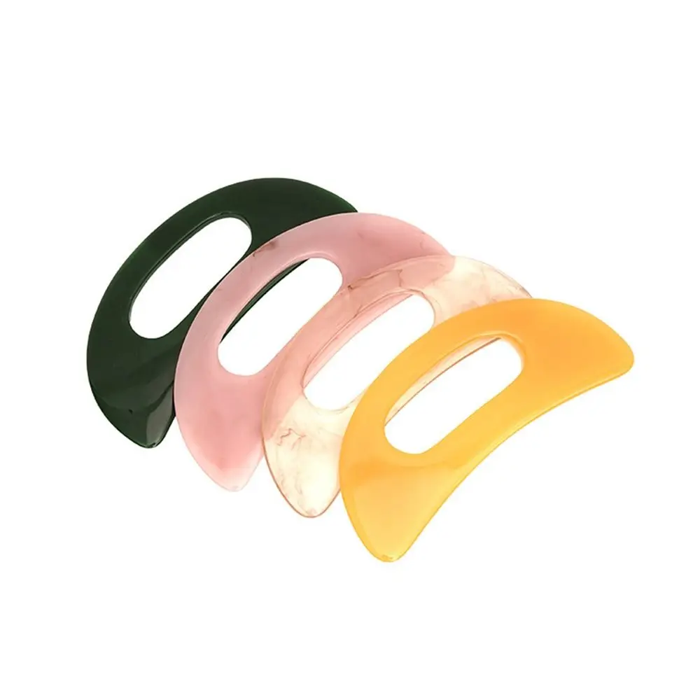 

Resin Gua Sha Scraping Massage Board Pink Green Beauty Massage Board Skin Care Tool Yellow Resin Scraping Board Slimming