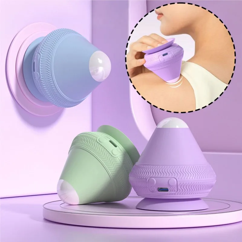 

Siliconen Bal USB Oplaadbare Vibrerende Massage Bal Fitness Spier Taille Terug Ontspanning Massager Voor Pijnbestrijding