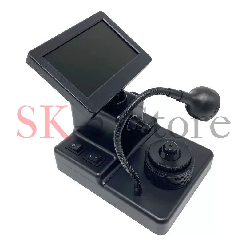Video microscope, diamond waist mirror, jewelry counter, bare diamond size, waist stone waist lettering observer