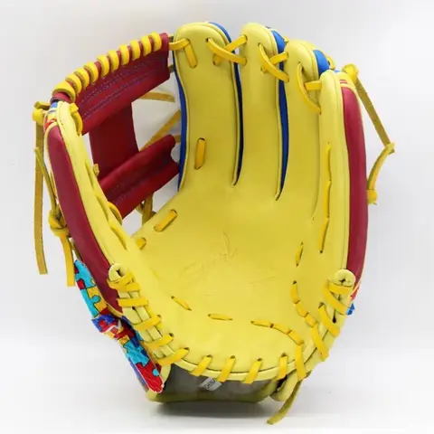 नए डिज़ाइन के किप लेदर बेसबॉल दस्ताने बैटिंग बेसबॉल दस्ताने 6 best sales बेसबॉल बल्लेबाजी दस्ताने - №6