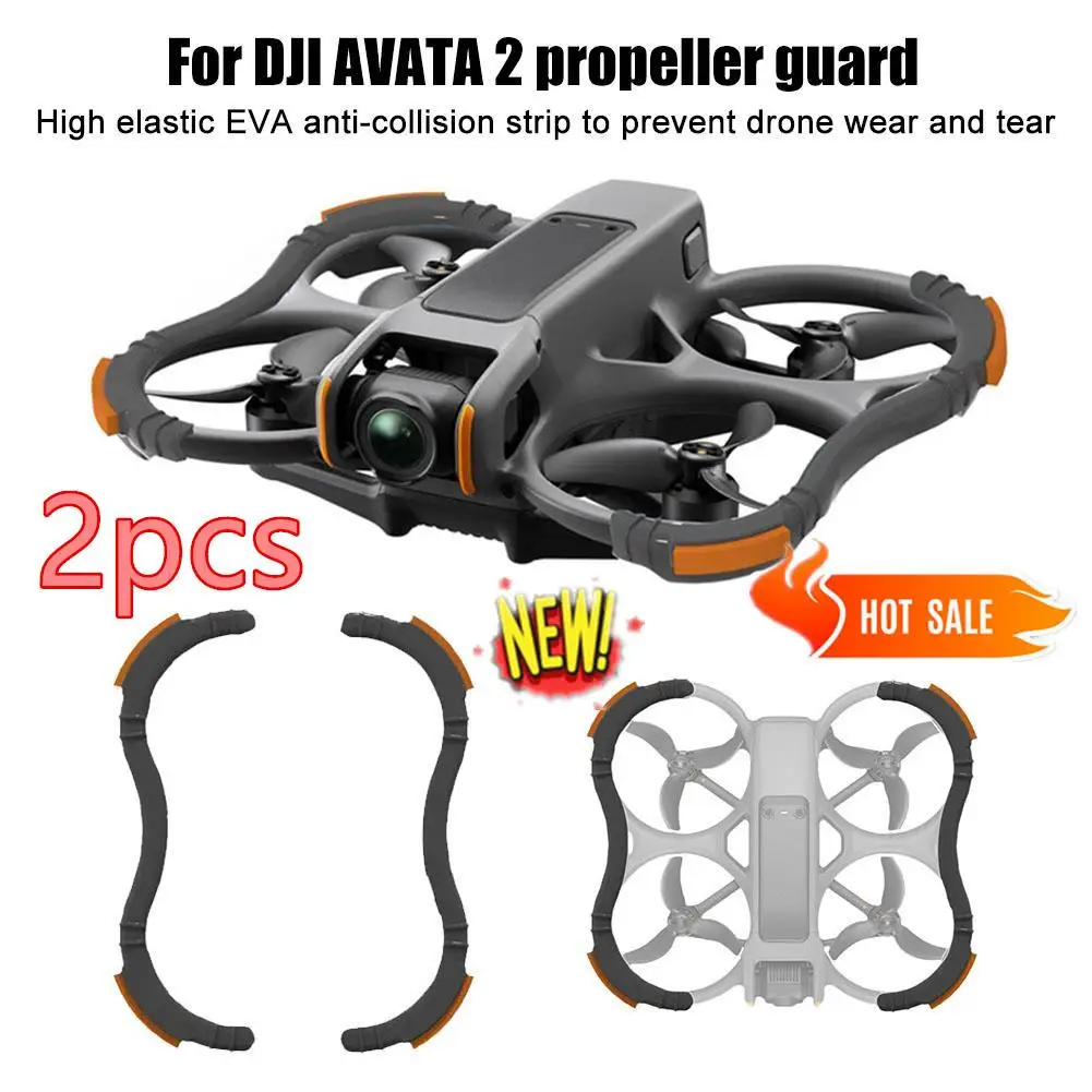 

2pc for dji Avata 2 Propeller Guard Bumper Anti-collision Bumpers Propeller Protection Guard Impact Protectors Drone Accessories