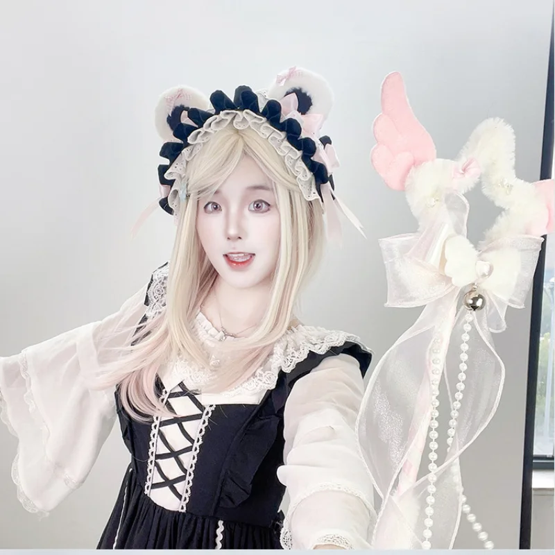 43 cm Lolita Prinses Scepter Fotografie Prop Leuke Toverstaf Anime Fee Cosplay Props Bruiloft Fantasie Accessoire