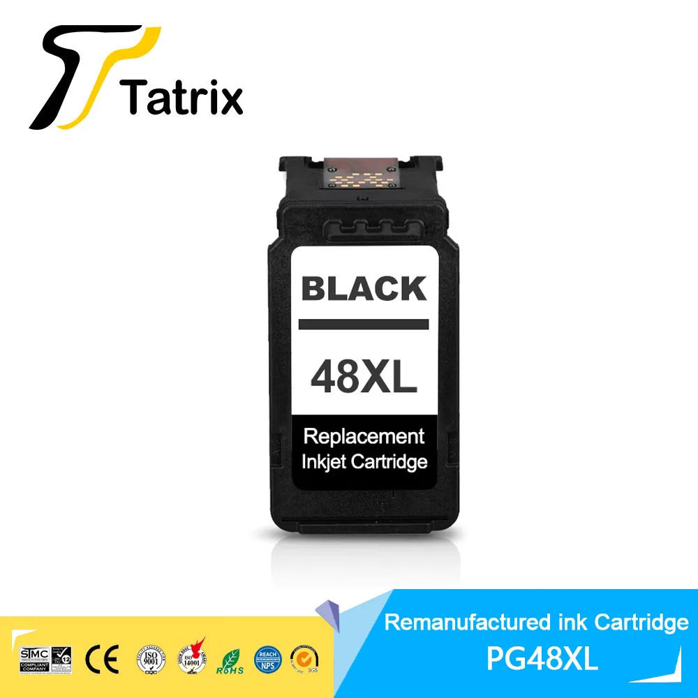 Imagem -02 - Tatrix Pg48 Cl58 Pg48xl Cl58xl Remanufaturado Cartucho de Tinta para Canon Pixma E408 E418 E468 E478 E488 E4280 Impressora