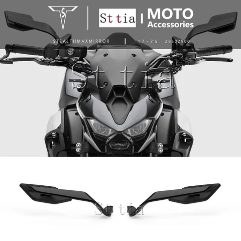 Комплект Регулируемых Боковых Зеркал Kawasaki Z650 Z900 С Алюминиевыми Элементами CNC Для Моделей 2017-2025 Годов