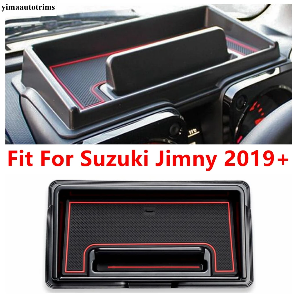 

Car Dashboard Console Storage Box Organizer Stowing Tidying Holder Tray Interior Accessories Fit For Suzuki Jimny 2019 - 2024