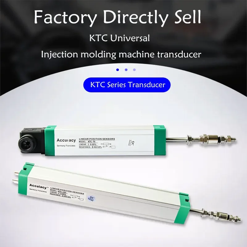 KTC 50-450mm Transducer Linear Displacement Scale Sensor Pull Rod Electronic Ruler Position LWH Potentiometer Injection Machines