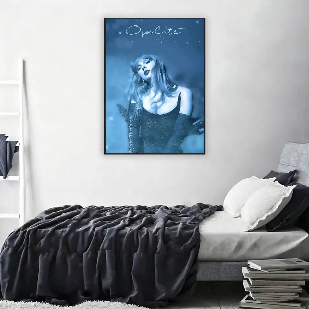Opalite Singer T-Taylor Poster Wall For Sticky Decoration Waterproof Home Living Room Bedroom Bar