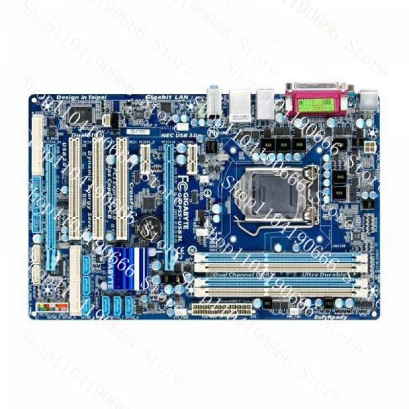 

For GIGABYTE P55-USB3L motherboard P55 LGA1156 4*DDR3 16G ATX Tested ok XYG
