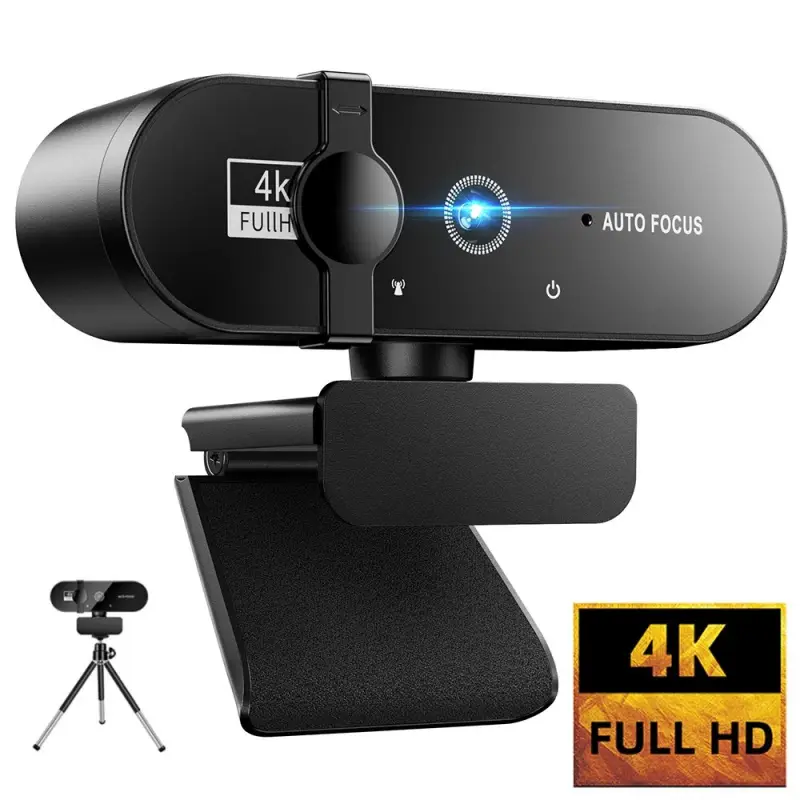 8K/4K//2K 웹캠 USB 카메라 노트북 미니 카메라 1080P 마이크 포함 Sailvde Conferentie Pc 웹캠 선물용 삼각대 자동 초점 기능 포함