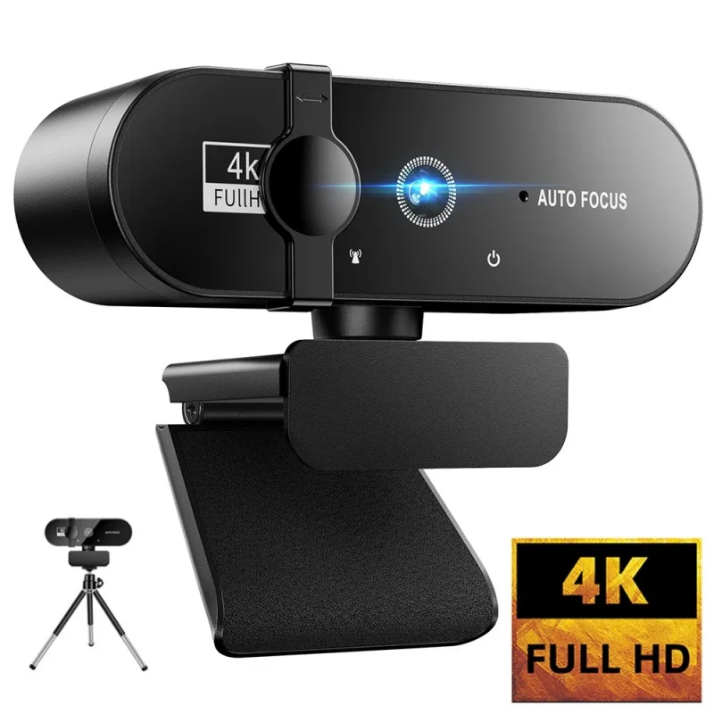 8K/4K//2K Webcam USB Camera Laptop Mini Camera 1080P with Microphone Sailvde Conferentie Pc Webcam With Gift Tripod Autofocus