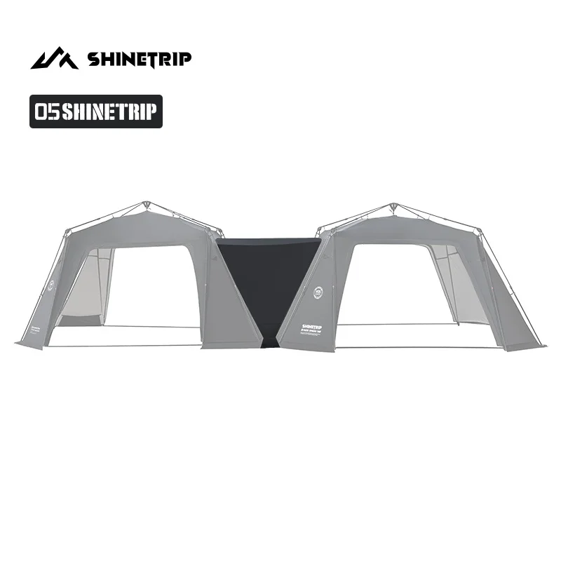 Outdoor Automatic Tent Accessories ShineTrip Tent Doormat Zipper Apron Enclosure Net All-Weather Shelter Extra Expansion Module