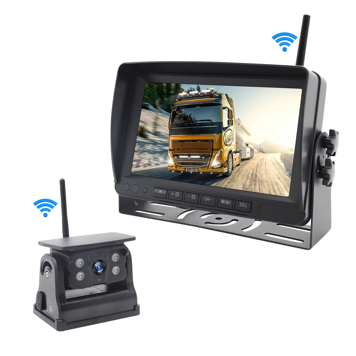 Eachcam Magnetic Solar Wireless Backup Camera 1080P DVR 7