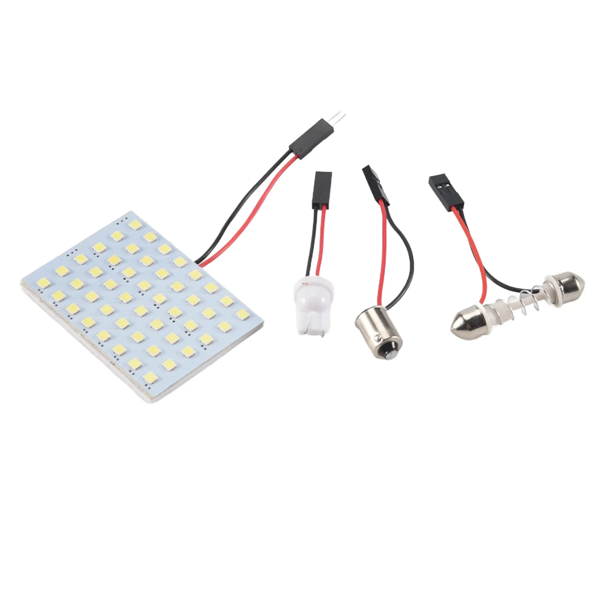

Белый 1210 SMD 48 Светодиодный автомобильный интерьер фотография T10 BA9S Festoon