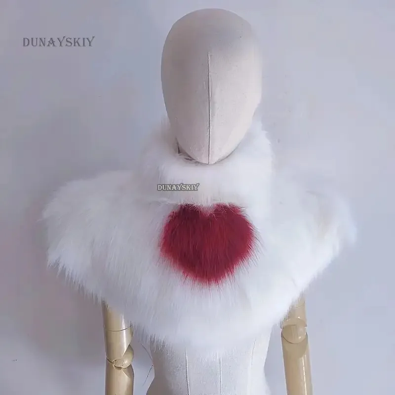 

Lili 123Fursuit Косплей Костюм Шея Волосы Kig Японская Система Универсальный Аксессуар Шарф Многоцветный