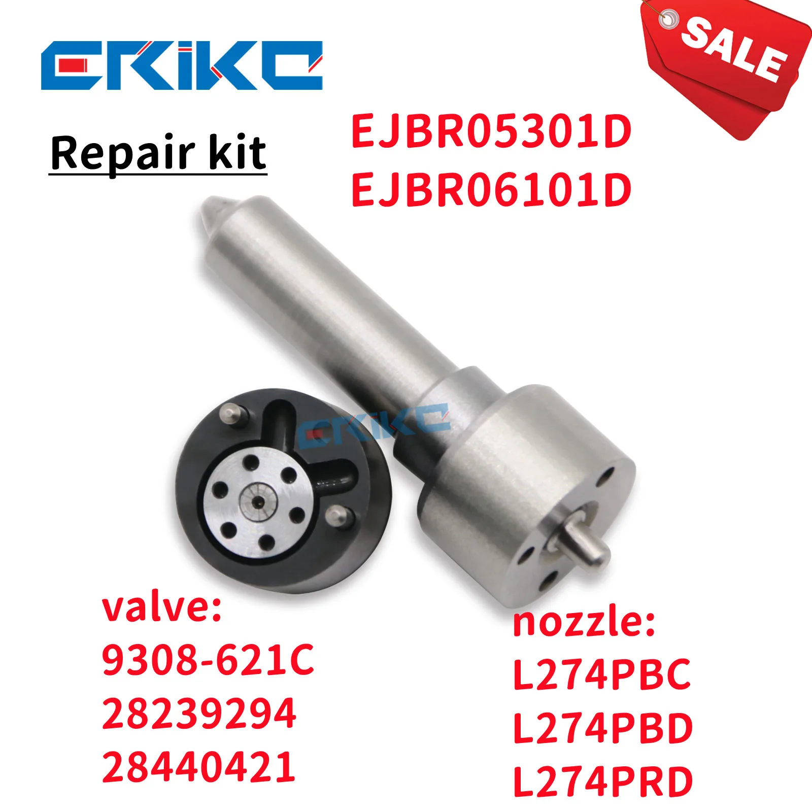 EJBR05301D EJBR06101D Repair Kits 7135-626 EJB R05301D  EJB R06101D Nozzle L274PRD L274PBD Valve 9308-621C for Yuchaï  2.5 Ltr