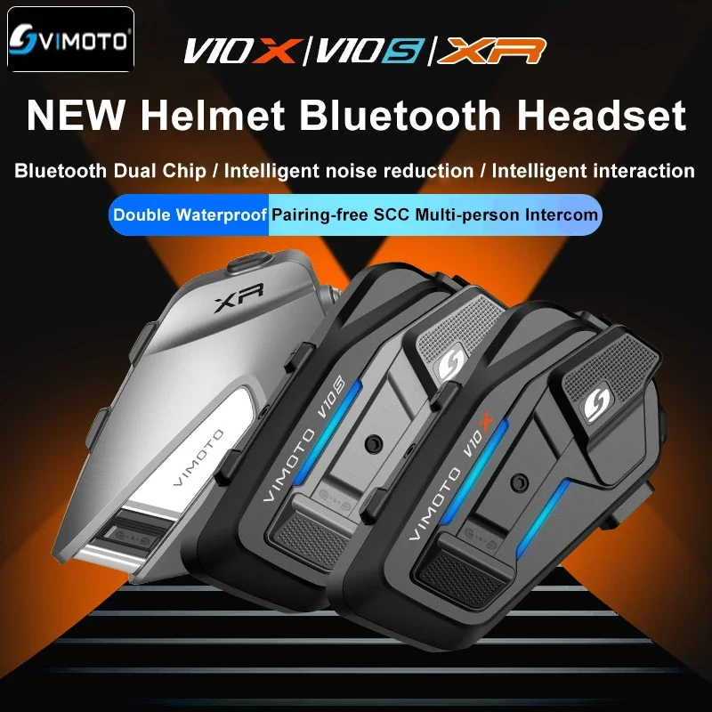 bluetooth headset motorcycle helmet FreedConn Motocycle Waterproof Wireless FDC-V Bluetooth Headset The Future of Motorcycle Helmets is Here Vimoto XR/V10S/V10X Motorcycle Helmet Bluetooth