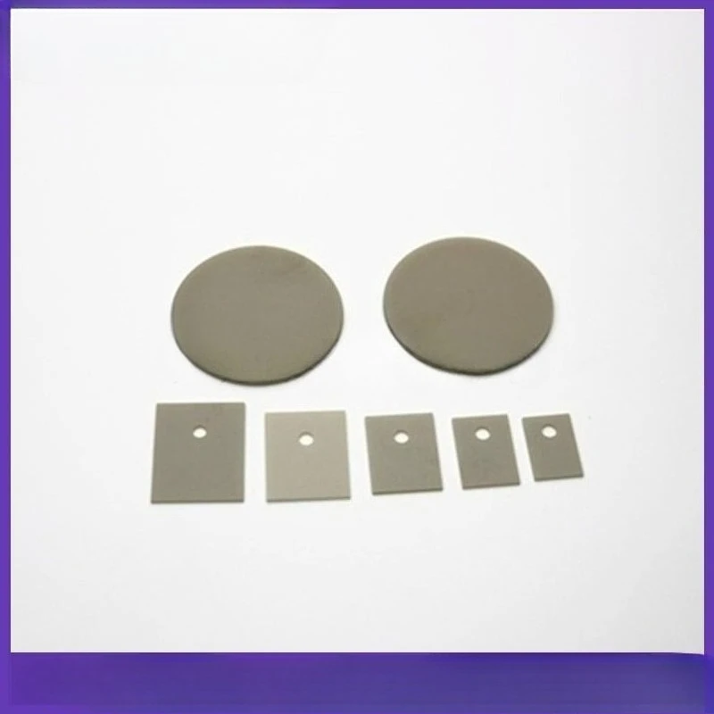 

100pcs ALN Ceramic Sheet 0.6mm 1mm High Thermal Conductivity Insulating Aluminum Nitride Tablet