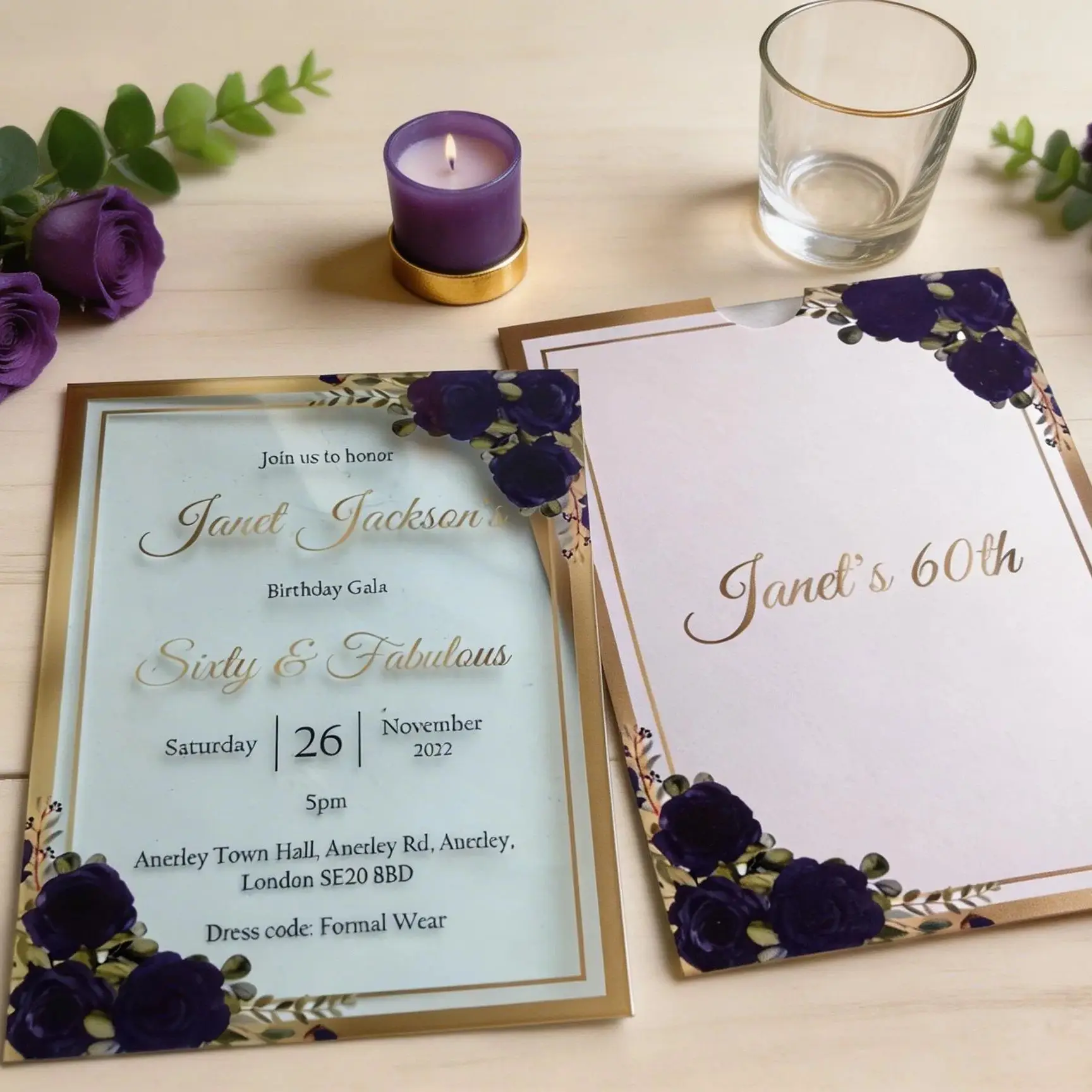 

10pcs Custom Transparent Acrylic Wedding Invitation Cards,Acrylic Birthday Greeting Card,Invite Card for Party Favor Decoration