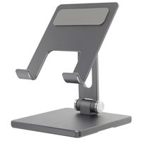 Adjustable Tablet Holder Foldable Aluminum Alloy Laptop Desk Mount for Home Kitchen Foldable Tablet Stand 12 Inch Portable