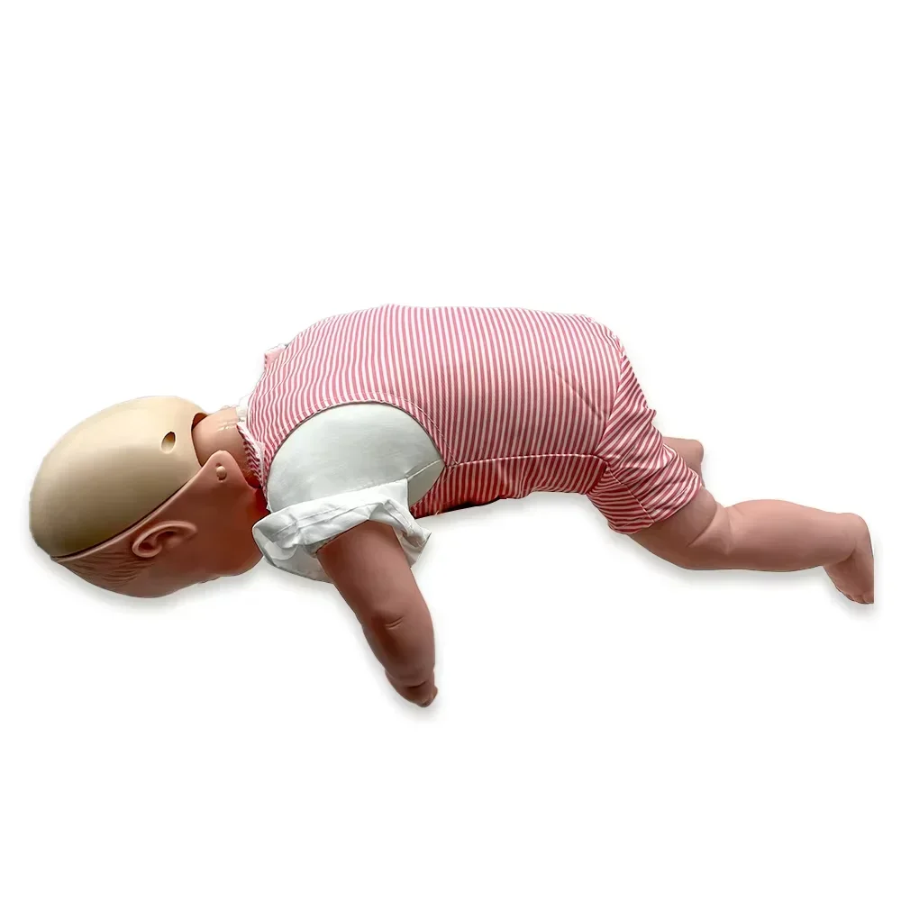 Infant CPR Training Model with Accessories Airway Obstruction First Aid Practice Manikin CPR Manikin Heimlich Medical Teach Tool