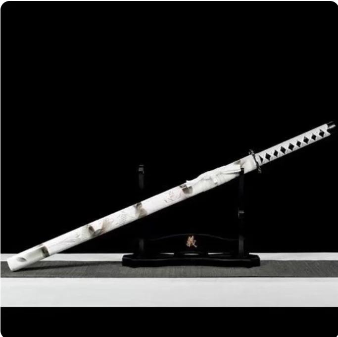 

Sets of 3 Wooden Japanese Bushido Iaido Katana Sword Tanto Wakizashi Katana Wood/Bamboo Blade Physical Exercise Props Unsharp