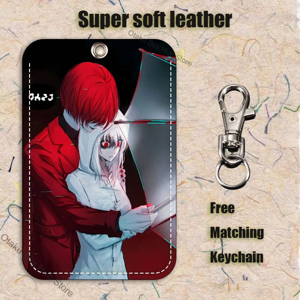 H-Homicipher S Holder Keychain For Bank Business Work Card Holder Student Card Protective Case Bus Card