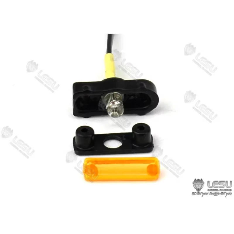 LESU Modell-Seitenschweller mit LED-Licht für 1/14 DIY Tamiya Traktor-LKW-Anhänger Outdoor TH15877 RC-Zubehör – Detail 7