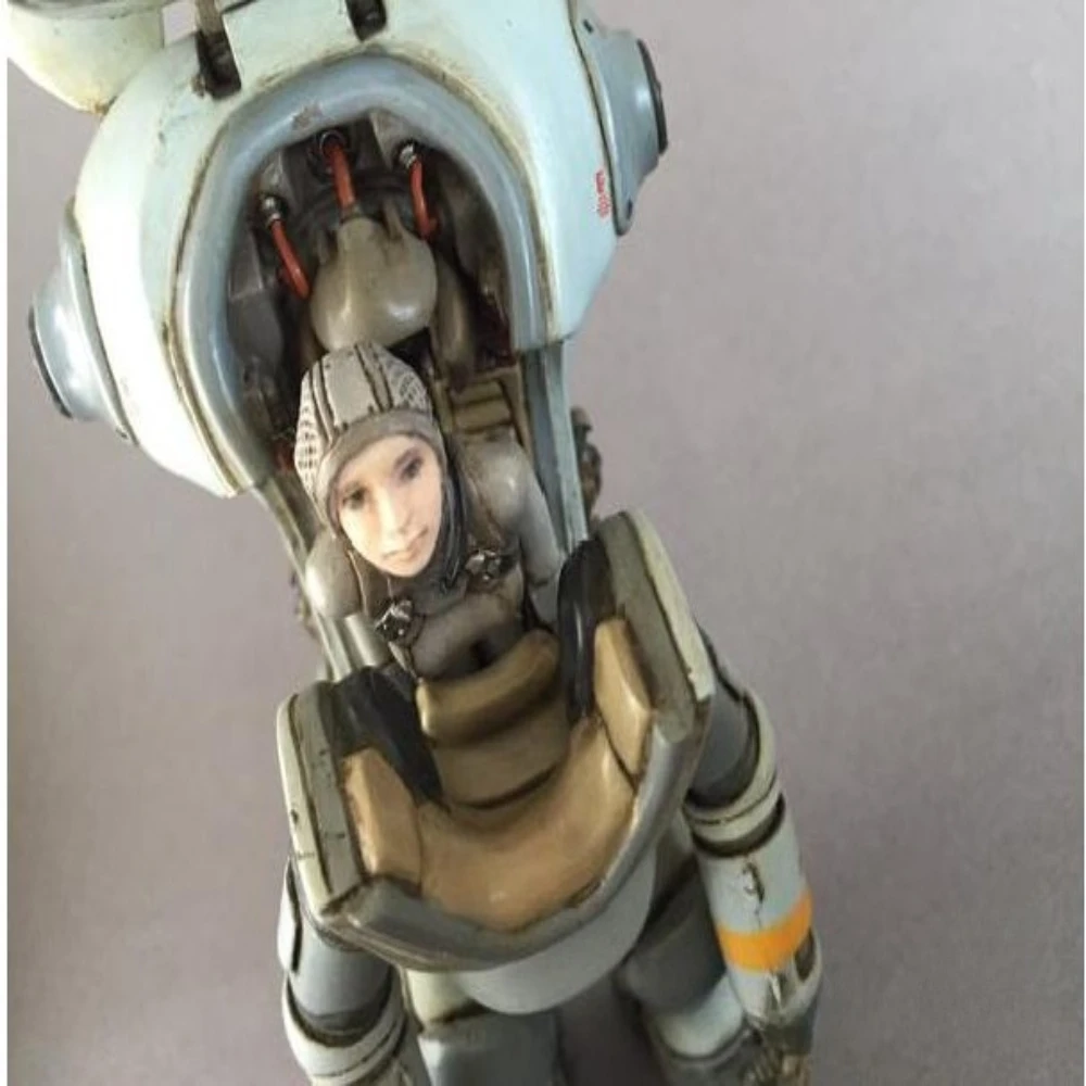 Rare Resin Model Assembly Kit, GK, Mak Mecha Warrior Cockpit Status, Including Driver, Unpainted