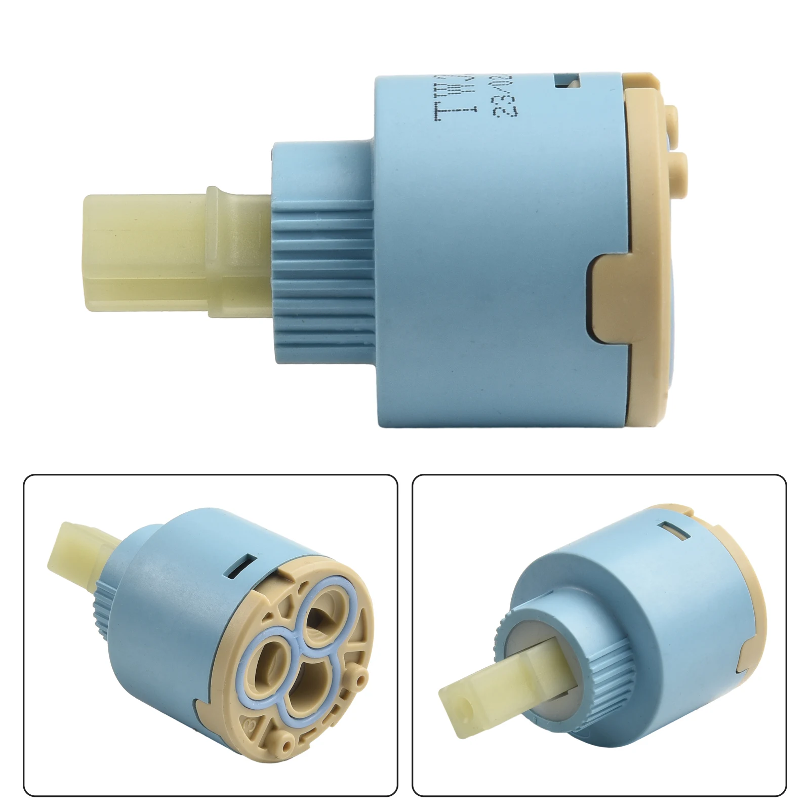 

Replacement Ceramic Cartridge Valve Tap Cartridge 35mm/40mm Accesssory Blue Bathroom Easy To Install Practical