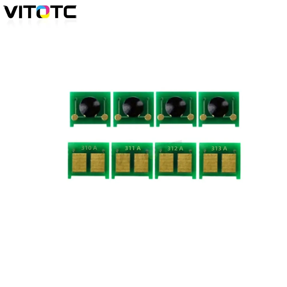 Chip de cartucho de toner ce310a ce311a ce312a ce313a compatível com hp laserjet pro cp1025 cp 1025 nw m175 m175nw 275 chips de redefinição