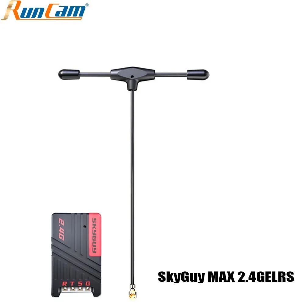 Runcam SkyGuy MAX 2.4G Express RS ELRS Receiver with 79/88mm Antenna for FPV Freestyle RC Drone Accessories