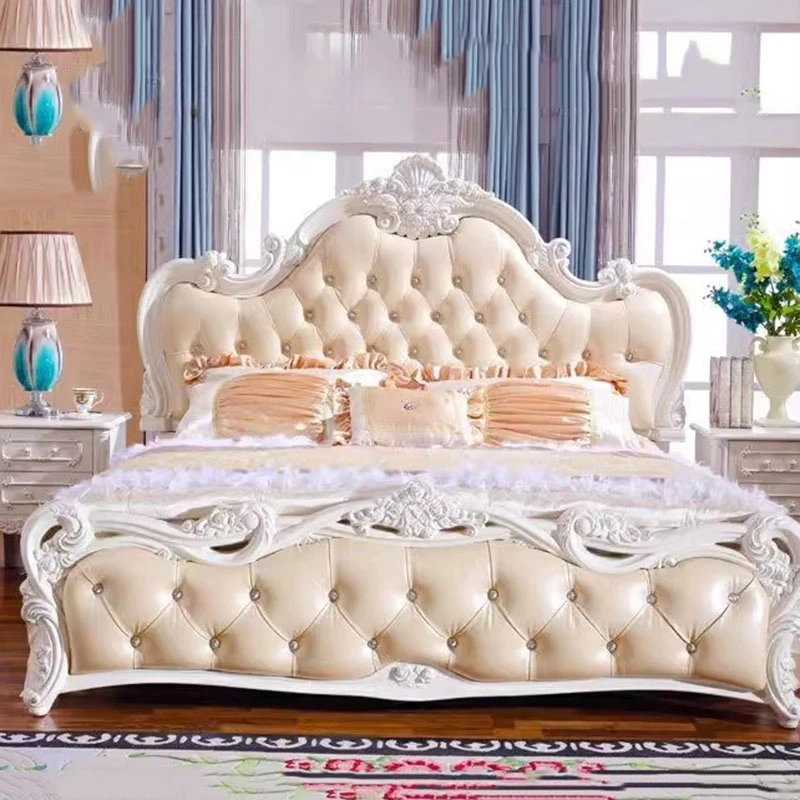 

Двуспальная кровать Royal Queen, современная кровать высокого класса, с современной рамой, деревянная спальная кровать, мебель для спальни