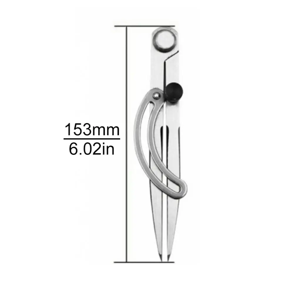 Distanziatori a scatto per marcatura con calibro di spaziatura in acciaio inossidabile da 150mm