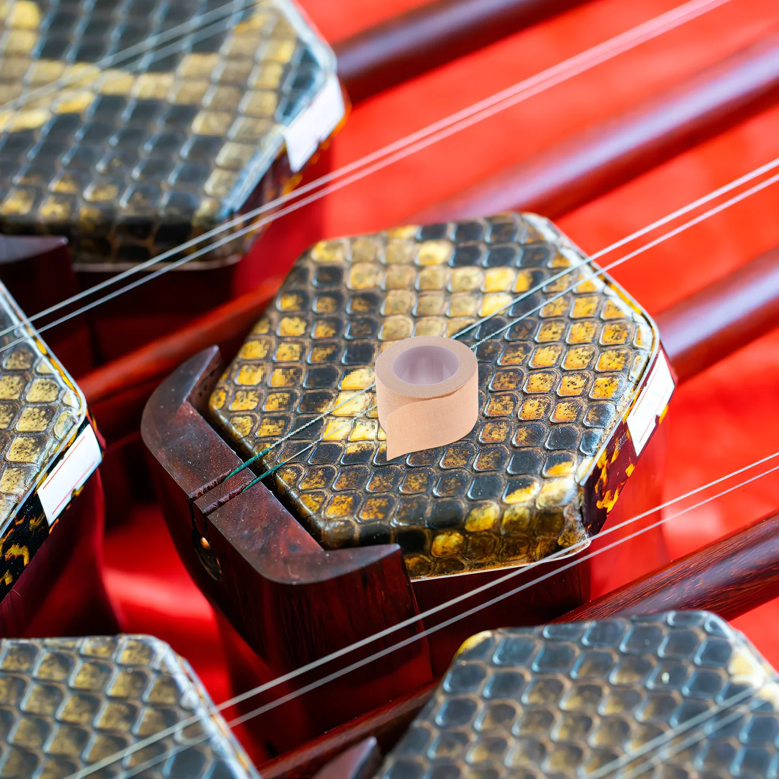 

Erhu Accessories Crash- Proof Pad Adhesive Corner Pads Tape Protectors Angle Mat