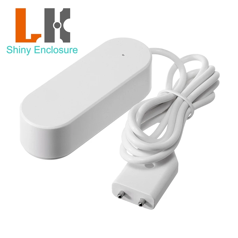 ABS Plastic Enclosure for Temperature Humidity 72x26x19mm Water Leak Alarm with Cable Sensor Control Box (Not Finished Product)