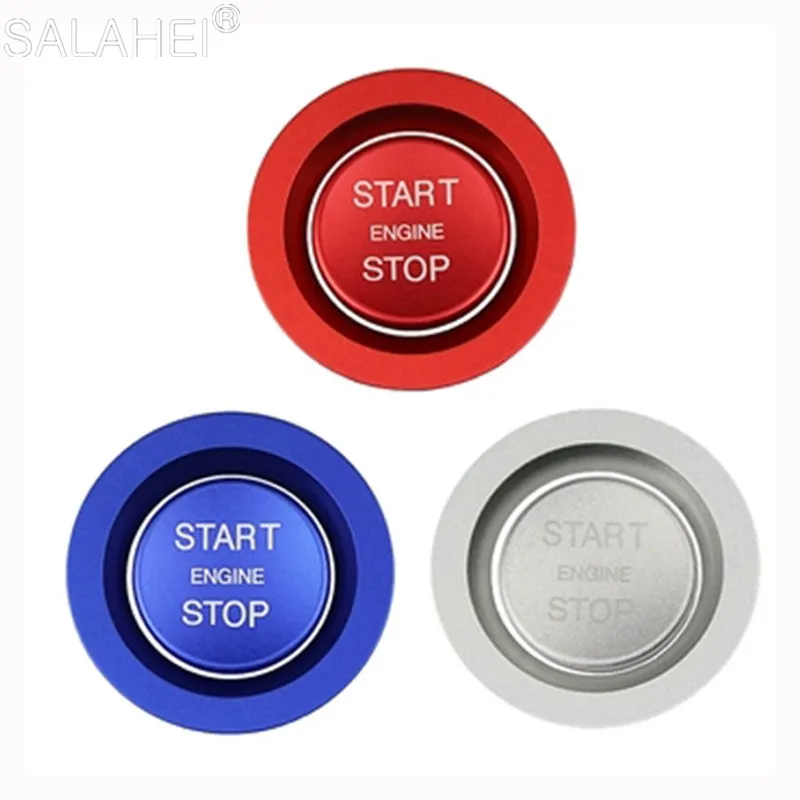 For Land Rover Range Rover Sport Discovery Jaguar Car Start Stop Button Decorate Ring Trim Cover Car Sticker Styling Accessories