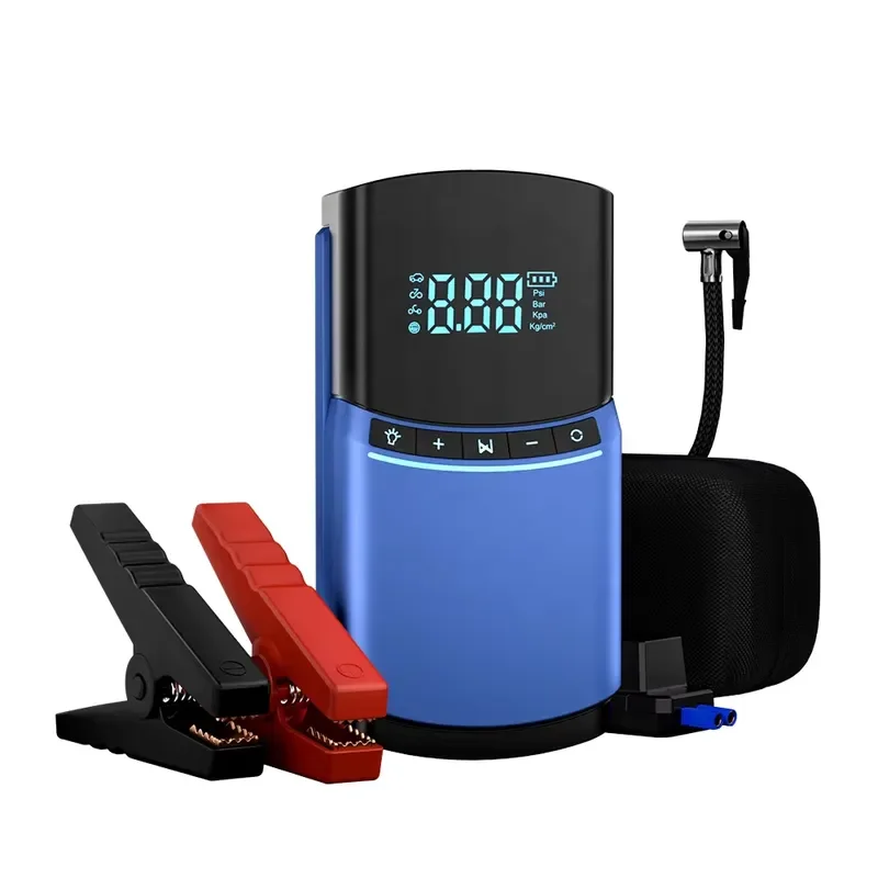 10000mAh 12V Car Battery Jump Starter for Vehicles with 1000A Peak Current and Built-in LED Light