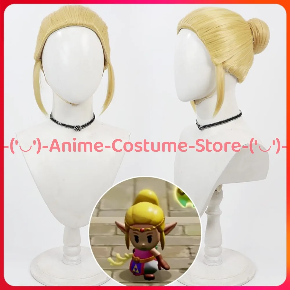 

Tears of the Kingdom Princess Zelda Cosplay Wig Anime Game Character Halloween Carnival Party Wigs Heat Resistant Synthetic Hair
