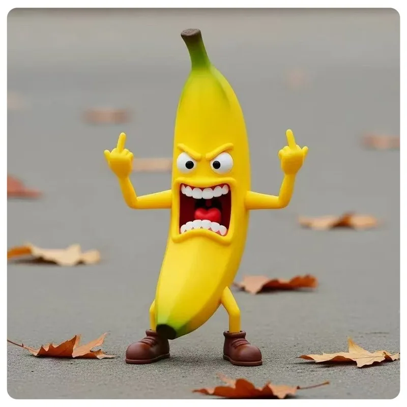 国境を越えた新しい怒りの動物たちギャング像 オフィスデスクトップ装飾玩具フィギュアコレクタブルアイテム 手作りクラフトギフト