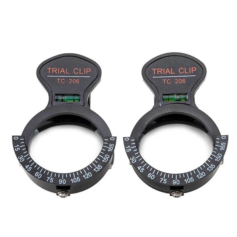 Hot New TC-206 Trial Frame Clip Frame Optometry Monocular Optical Test Frame Bracket Ophthalmic Instrument (2 Pieces)