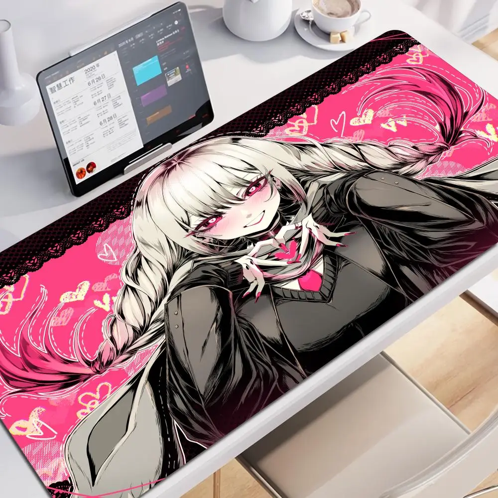 Cute Anime Kitagawa Marin M-My Dress-Up Darling Mouse Pad Large Gaming Mousepad with Stitched Edges Thickened Desk Mat PC