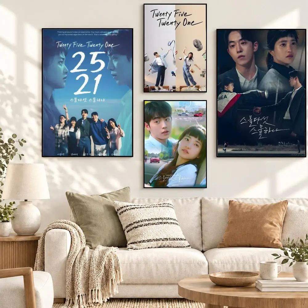 Twenty-five, Twenty-one Korean Romance Drama Series Art Poster Decorative art prints for the home, holiday gifts, unframed