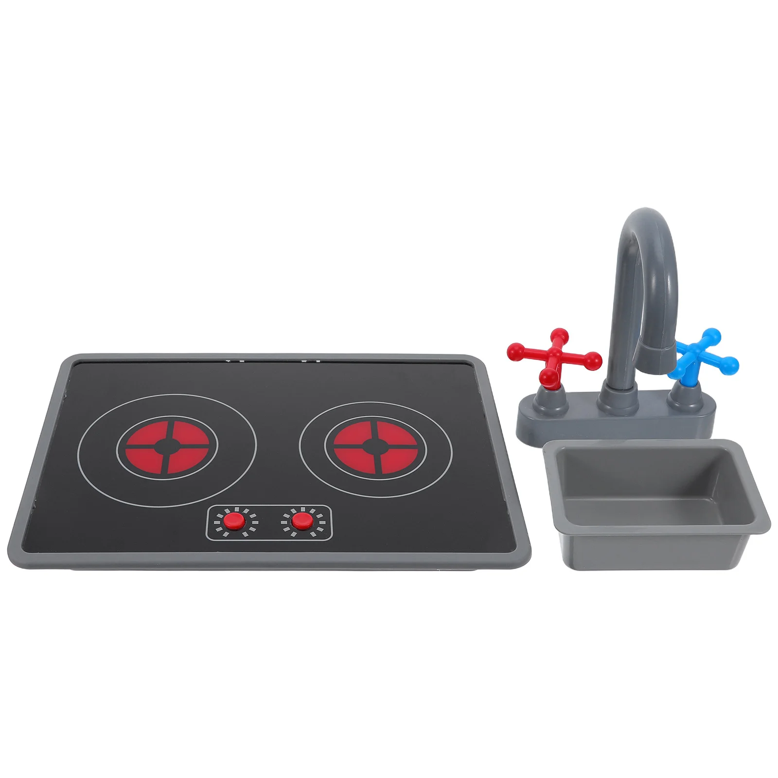 3 pezzi Set di elettrodomestici da cucina Simulazione per bambini Stufa elettromagnetica Realistica per bambini Fai finta di cucinare Cucina di gioco di ruolo